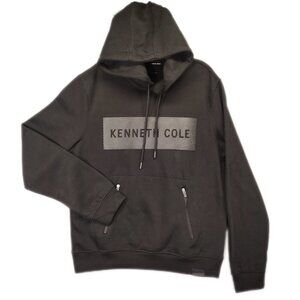 Kenneth Cole Men’s Techni-Cole Black Pullover Fleece Hoodie Sweatshirt Size M